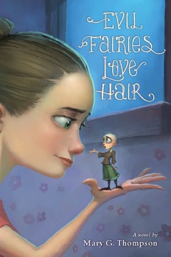 Evil Fairies Love Hair cover image. Girl holding a small wingless fairy.